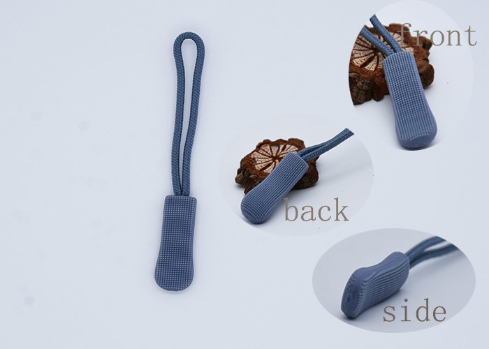 Bags TPU Plastic Zipper Puller , OEKO Rubber Zip Puller For Clothes