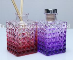 China luxury design empty reed aroma diffuser glass bottle on sale