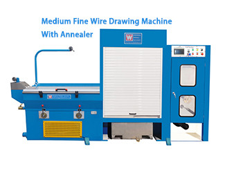 Continuous Annealing Medium Fine Wire Drawing Machine For 0.17 To 0.7 Mm
