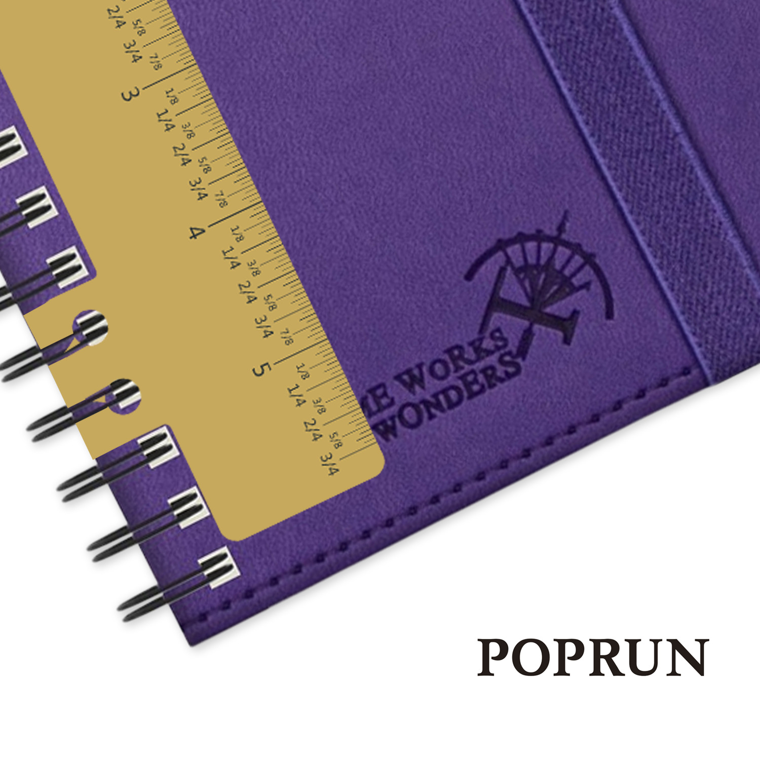 Purple Spiral Softshell Mini Weekly Planner For Students Professionals
