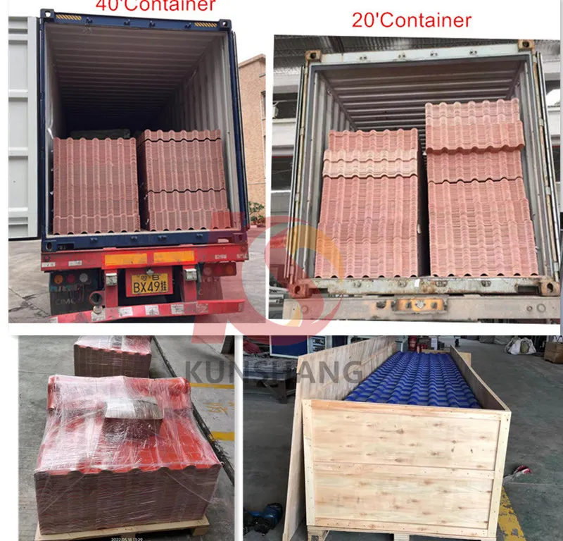 Synthetic Resin Spanish PVC Roofing Tile Sheet