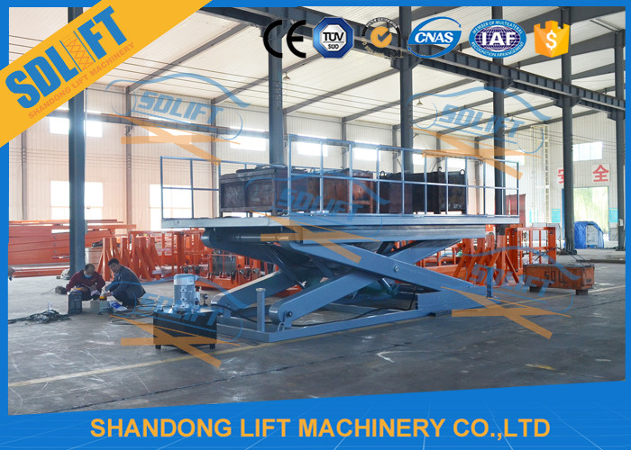 Durable Hydraulic Scissor Car Parking Lift , Vehicle Scissor Lift With CE