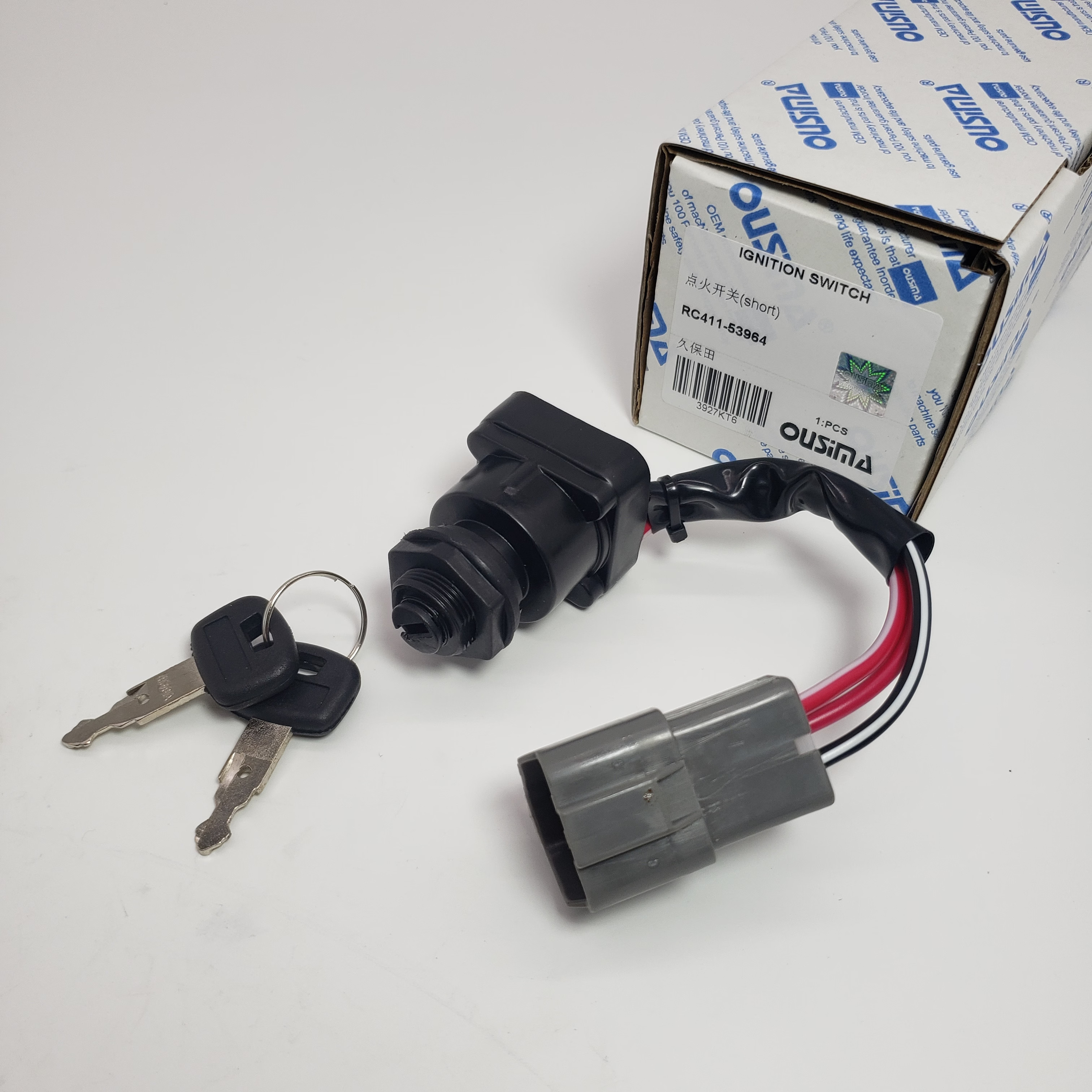 Ignition Switch RC411-53964 For Kubota KX41-3 KX71-3 KX91-3