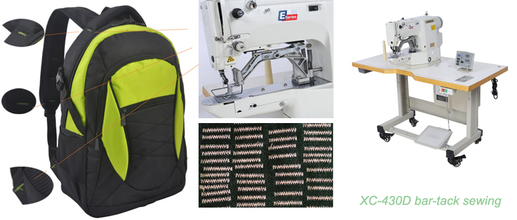 Fly / Hips Fast Bartack Sewing Machine For Pockets Belt / Loops Zipper