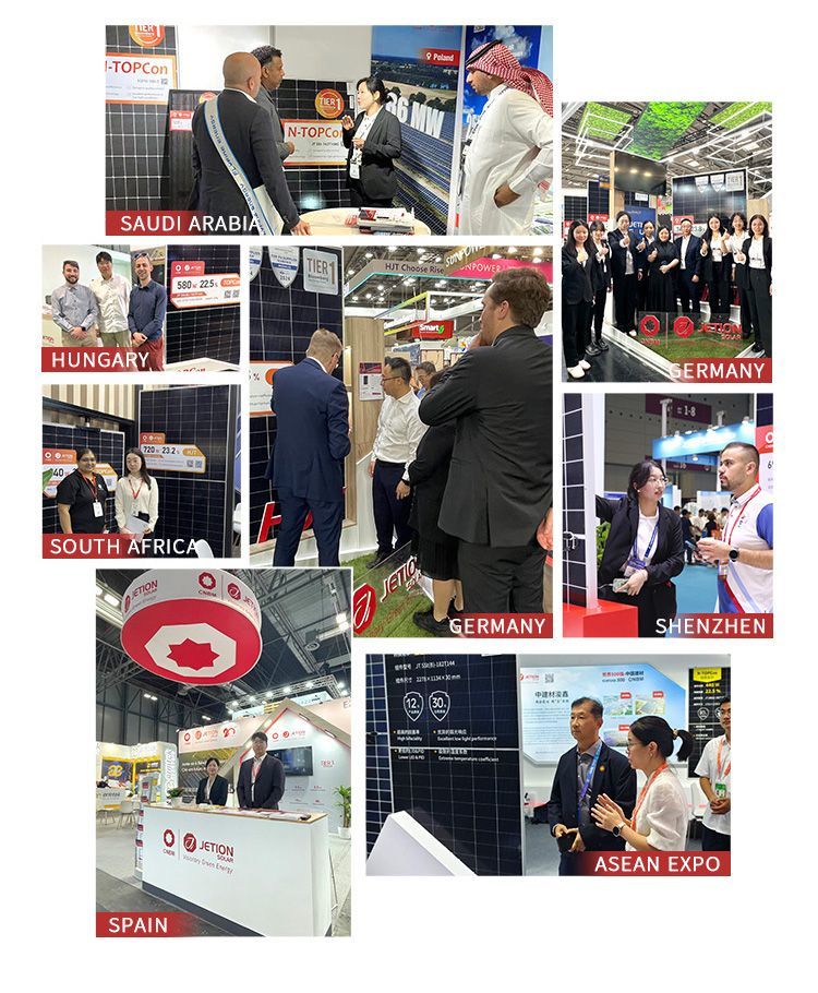 Hot Selling 580W-590W Monocrystalline Solar Panel Module 158.75mm Transparent CE Approved Solar Power Glass N-Type BIPV Hjt