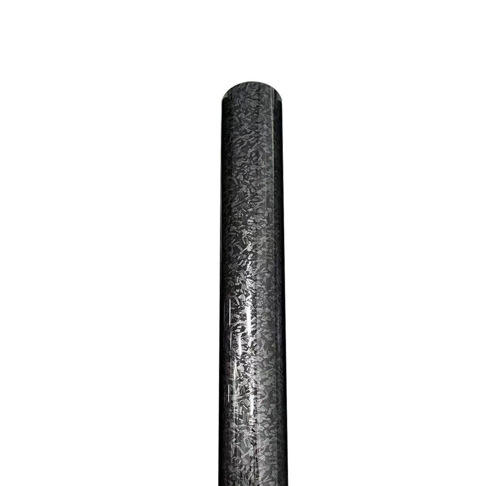 8.0 Mil Carbon Fiber Vinyl Wrap Rolls For Car Small Forged Carbon Silver
