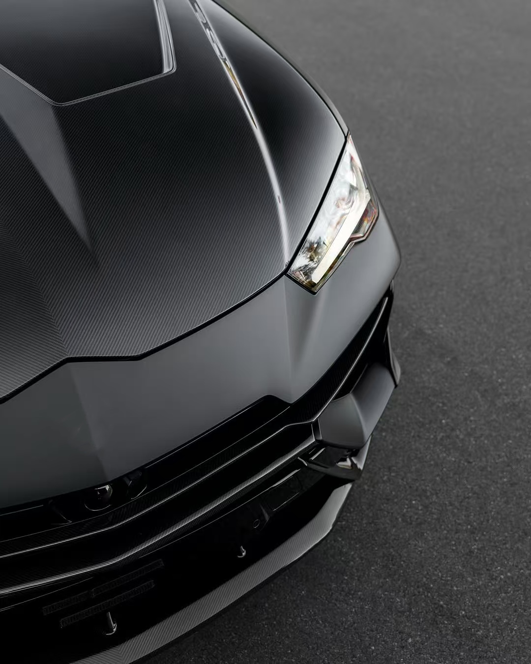 Lamborghini URUS Carbon Body Kit NT Style Front Lip Diffuser Spoiler Custom Wide Body Kits