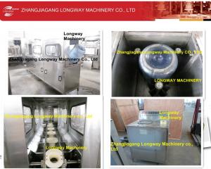 China Complete Automatic 5 Gallon Barrel Filling Line/Big Bottle Water Filling Machinery on sale
