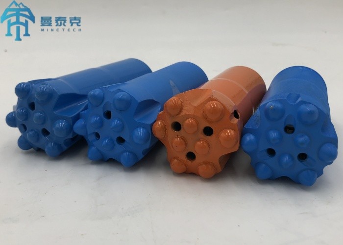Normal Skirt T38 64mm Thread Button Bit With CNC Milling Heat Treatment