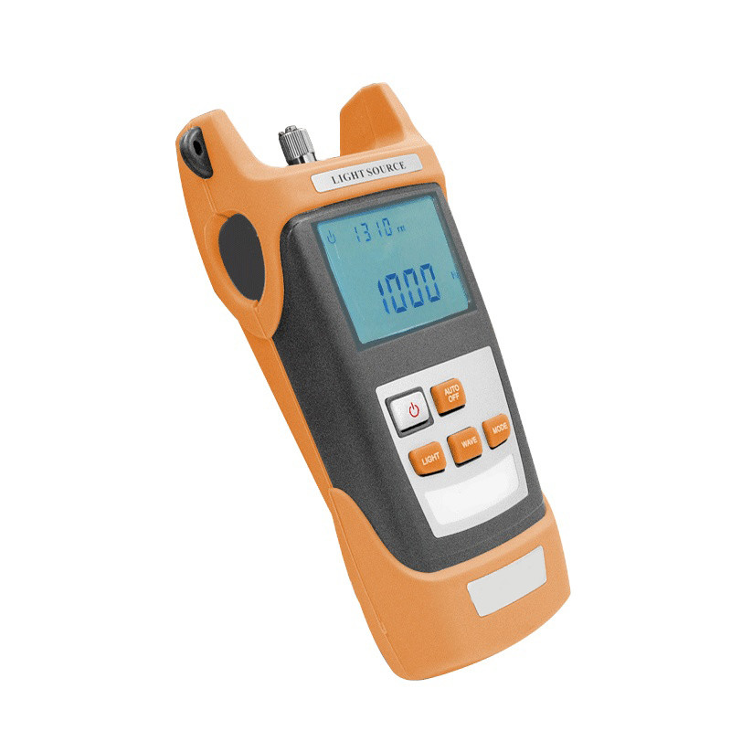 FTTH Handheld Power Meter Stabilized Light Source Fiber Optic Laser