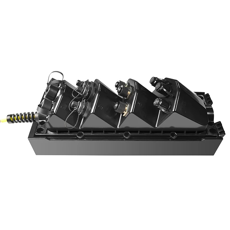 FTTH Fiber Optic Box 8/12/24 Port FTTX Optical Splice Closure Terminal Box IP68 Outdoor Waterproof Fiber Optic Splice Closures