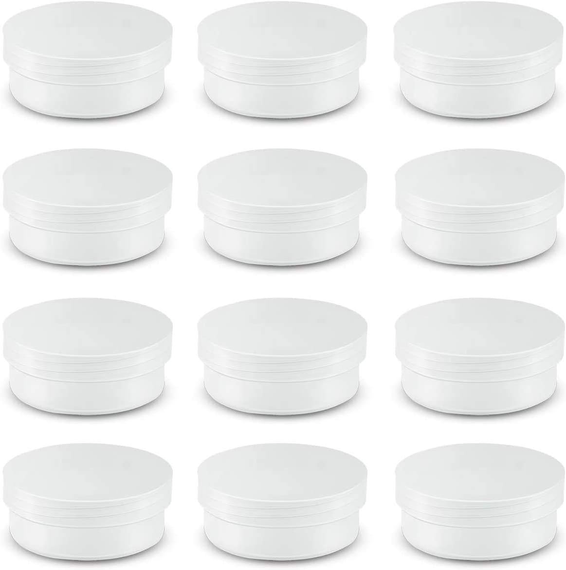 Round Clear Frosted Plastic Bead Storage Containers Box Case with Screw Top Lids, Cylinder Stackable Bead Containers