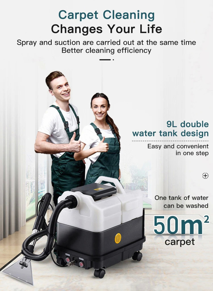 CP-9 2023 Professional Cleaner Sofa Carpet Dry Low Foam Cleaning Washing Machine