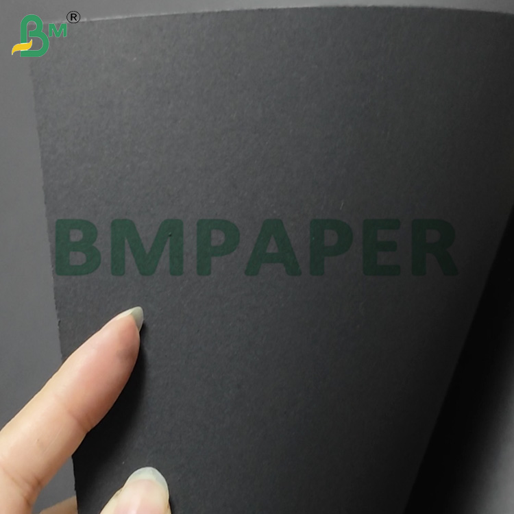 Smooth Black Paper 28lb 32lb 8 1 / 2 x 11 inch Jet Black Paper