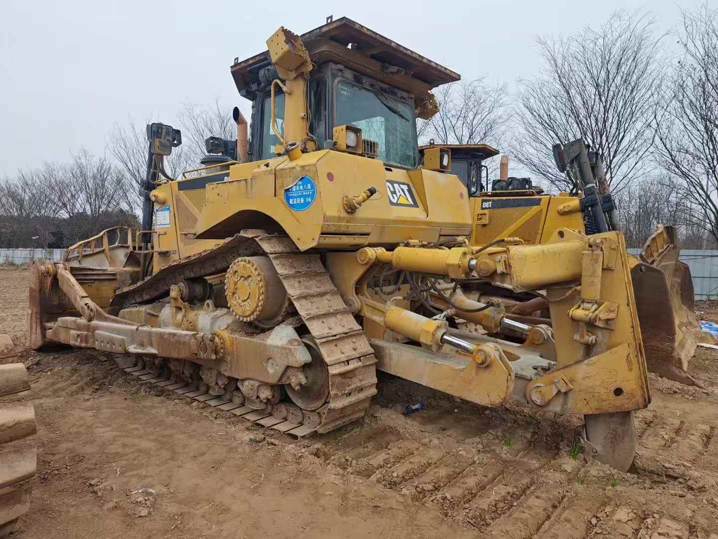 Used Caterpillar D8T Bulldozer Crawler Tractor Heavy Construction Equipment Good Condition