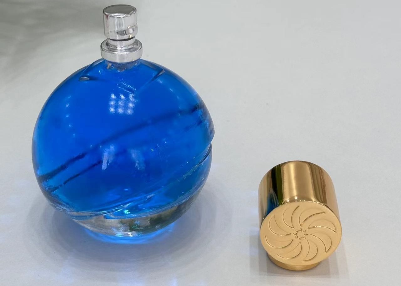 Zamak Irregular Shaped Metal Perfume Cap Zinc Alloy Glass Perfume Bottle Tops