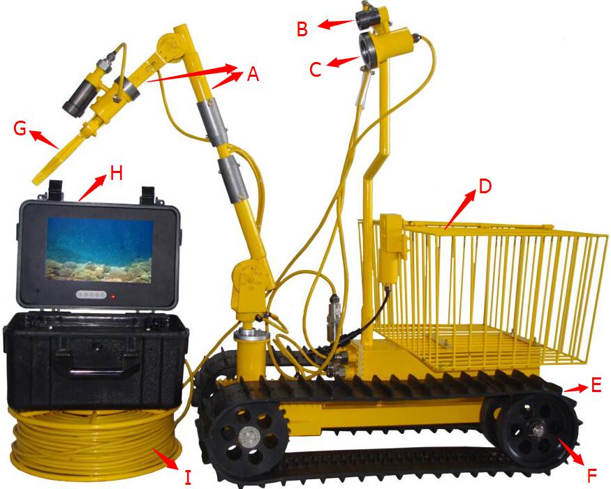 Tracked Walking ROV VVL-SV-X Underwater Walking ROV for Agriculture