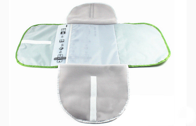 Green Portable Travel Organizer Bag Oxford Cloth Transverse Square Style
