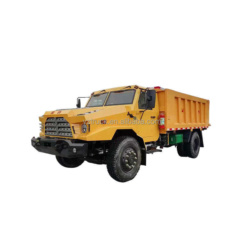 4x4 210HP Off-road Tipper with Fast Automatic Transmission and Mini Dump Truck Camera