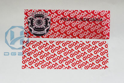 Custom Tamper Proof Hologram Security Stickers For Mbile Phone Hard Removed