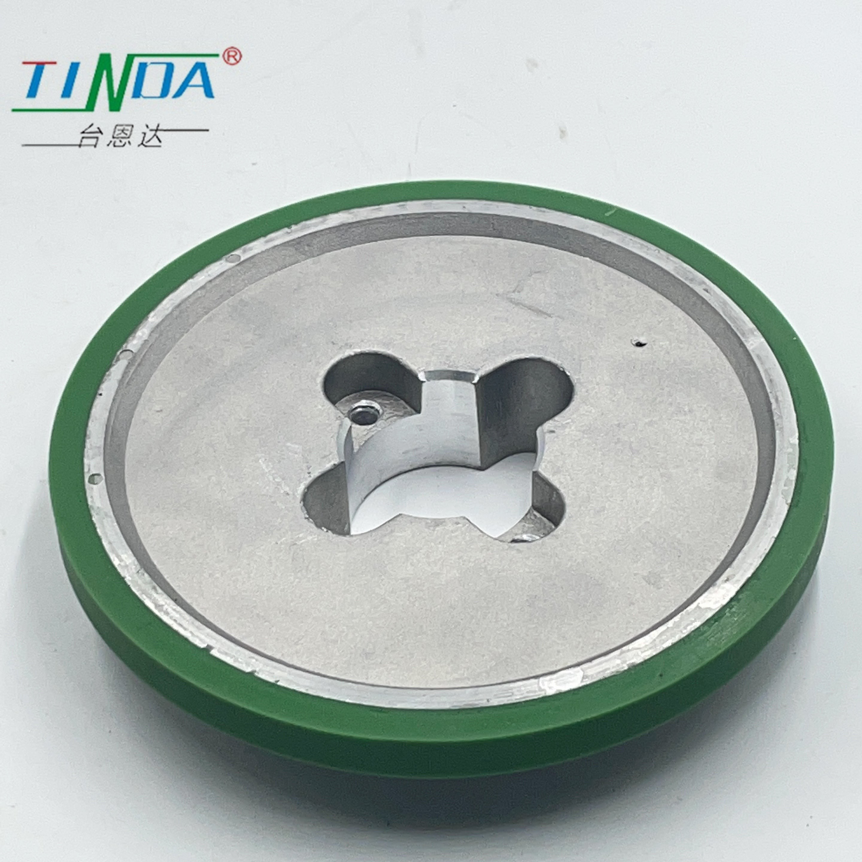 Wear Resistance Rubber Roller Wheel For Woodworking Profile Wrapping Machines