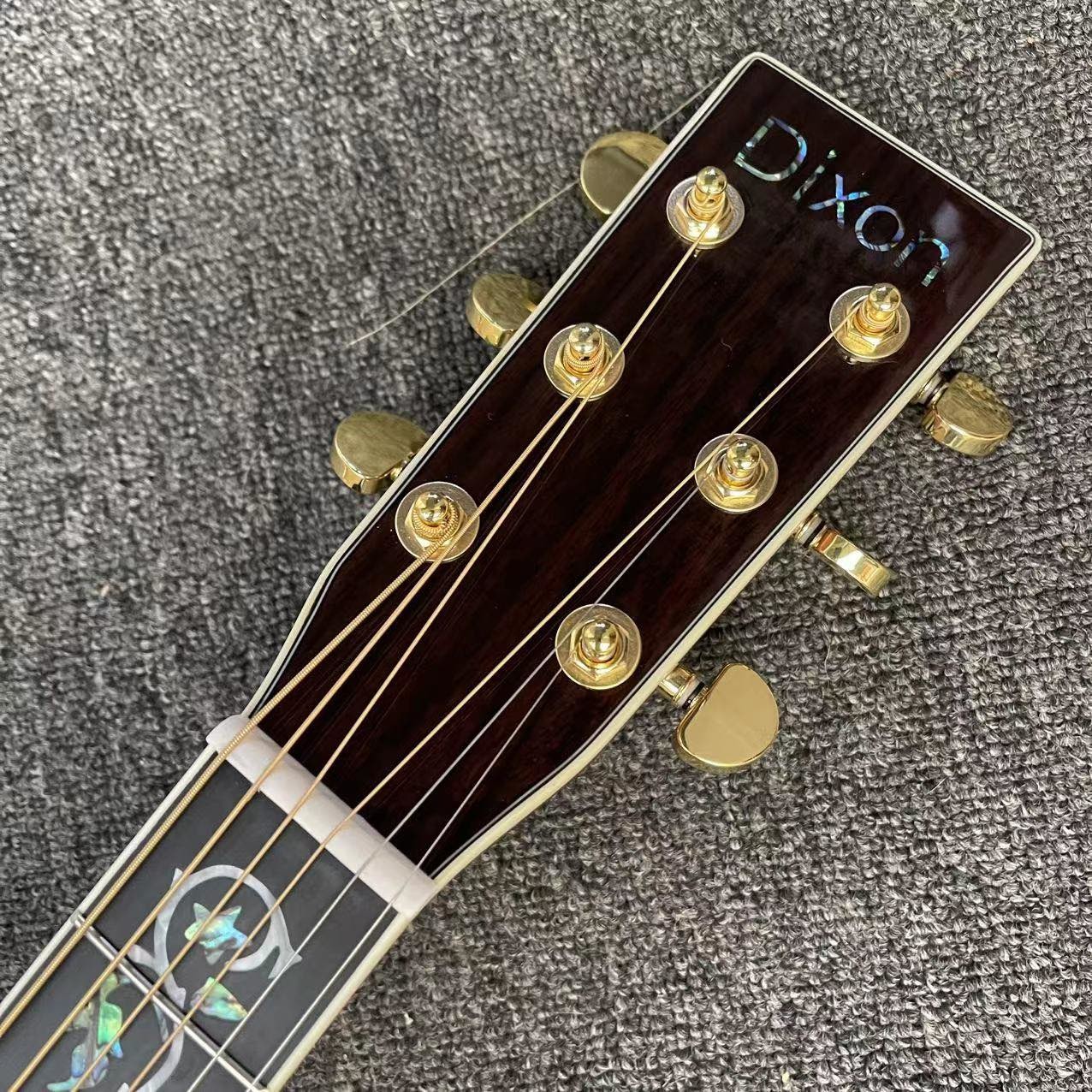 Custom D Body Life Tree Inlay Sunburst Acoustic Electric Guitar, Customized logo, Ebony Fingerboard, Martin style D45 acoustic guitar