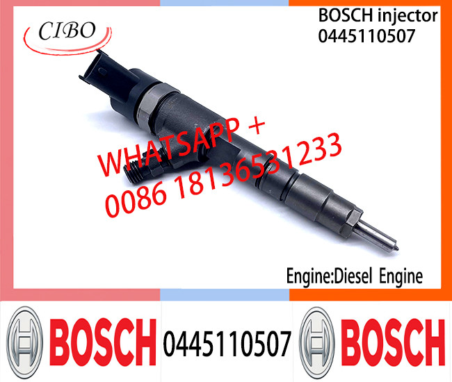 BOSCH injetor Common Rail Fuel Injector 0445110507 0445110508 For YANMAR 4TNV88C Engine 129E01-53100