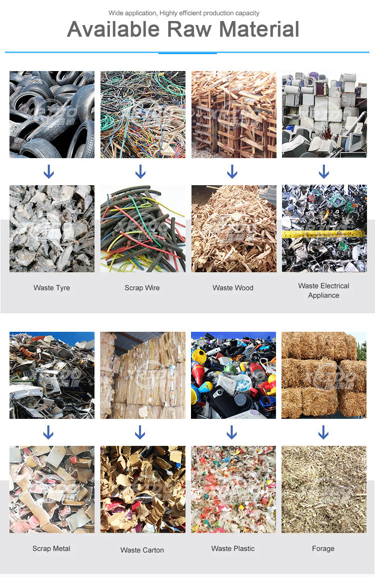 Mobile Plastic Shredder Waste Paper Metal Shredder Mobile Solid Waste Crusher