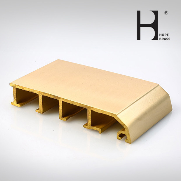 Rustproof C38500 Brass Extrusions And Profile Sections For Door Frame