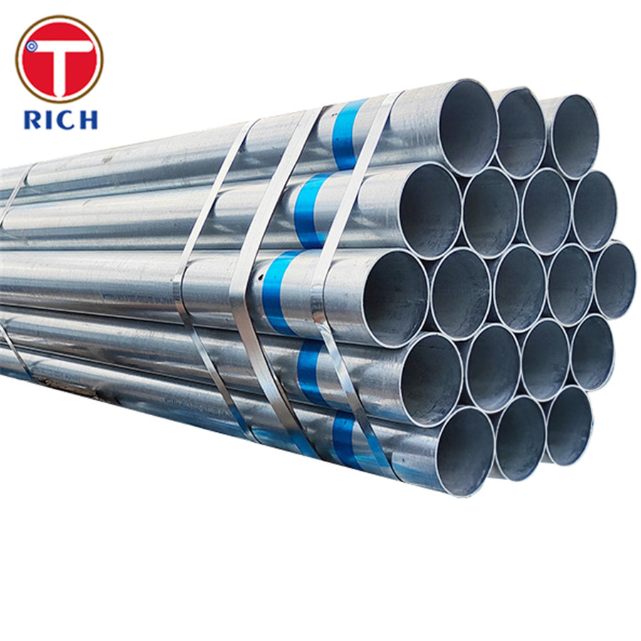 GB/T 3091 Welded Hot Dip Galvanized Carbon Steel Pipes For Low Pressure Liquid Delivery