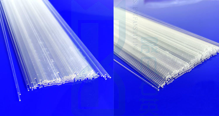1mm Clear Fused Silica Capillary Tubing For Laboratory Chemistry Research