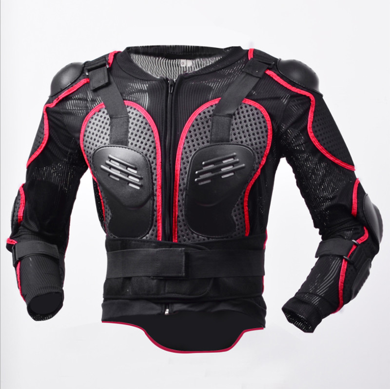 Full Body Motorcycle Armor Motocross Armor racing body protector motorcycle red black color M L XL XXL XXXL size
