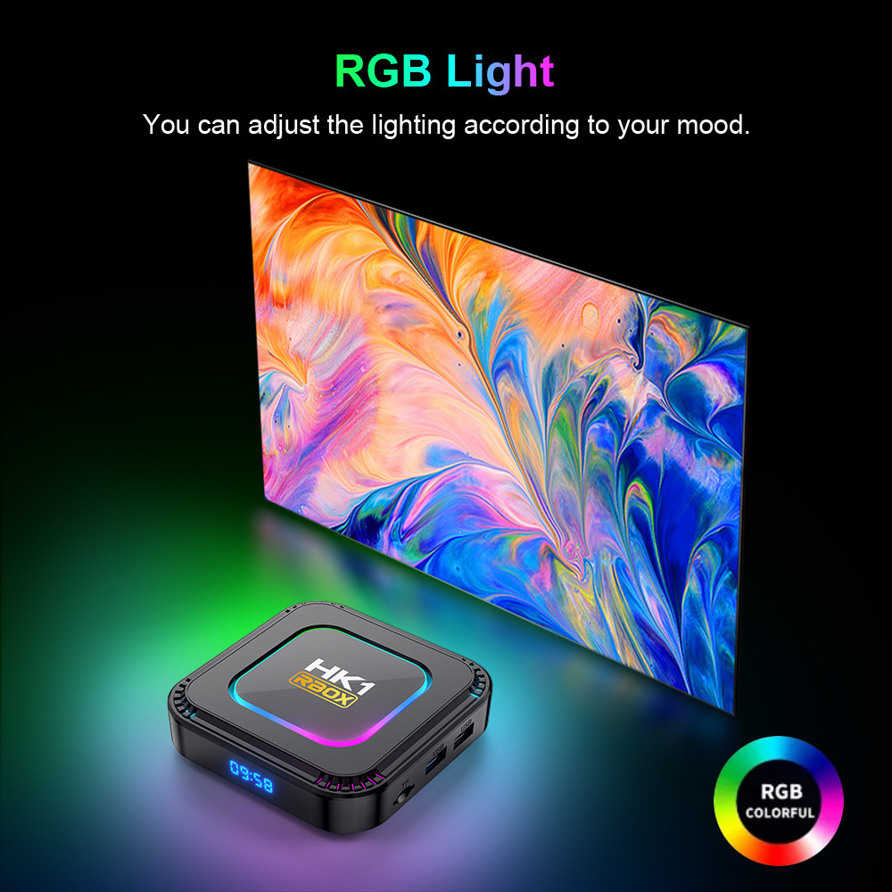 Customize DIY IPTV Box Wifi Quad Core 16GB TV Box Android 13.0