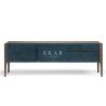 Buy cheap Living Room Morden Leather Walnut Soild Wood Tv Stand from wholesalers