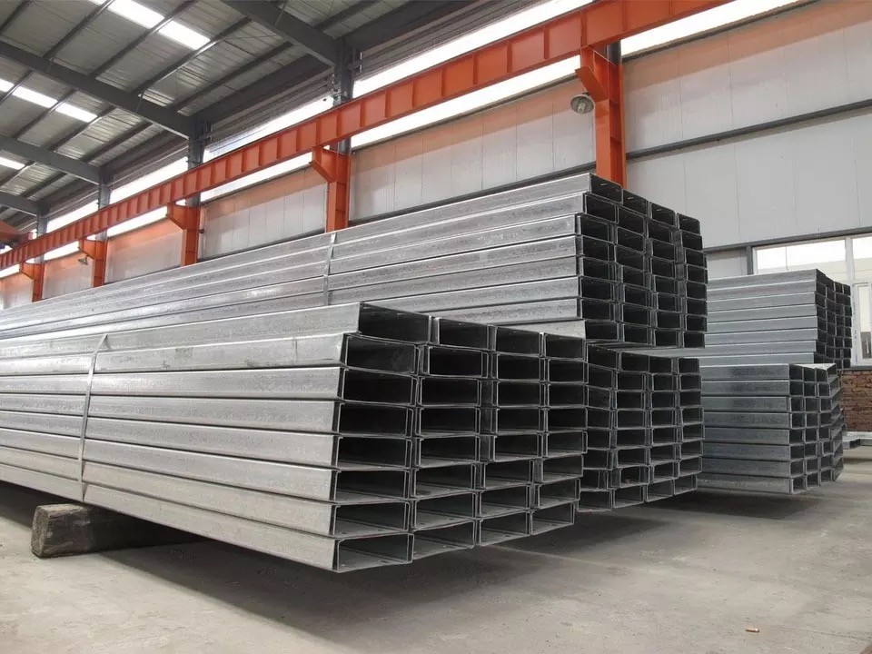 Mild Steel Folded U C Channel Steel Profile Metal Building Steel C Channel