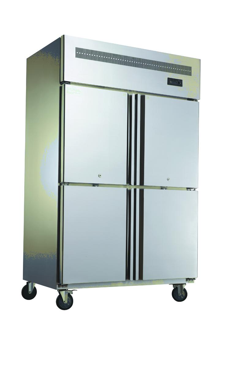 Low-energy Upright Stainless Steel Kitchen Commercial Upright Freezer CE CB ROHS