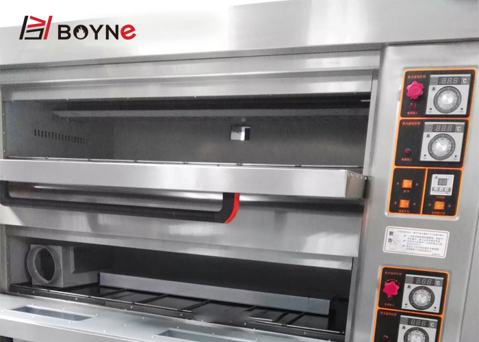 Double Deck Four Trays Gas Oven Bread Shop Bakery Kitchen Commercial Food Shop