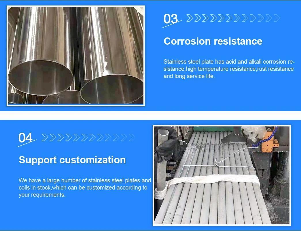 Ss Tubing AISI 431 316 SUS Stainless Steel Pipe Round Pipe / Square Pipe 402 201 304L 316L 410s 430 304 Stainless Steel Tube Heat Exchanger Tube Ss Pipe