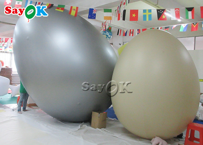 Easter Decoration Custom Inflatable Products Colourful Inflatable Bird Eggs Shape Balloon