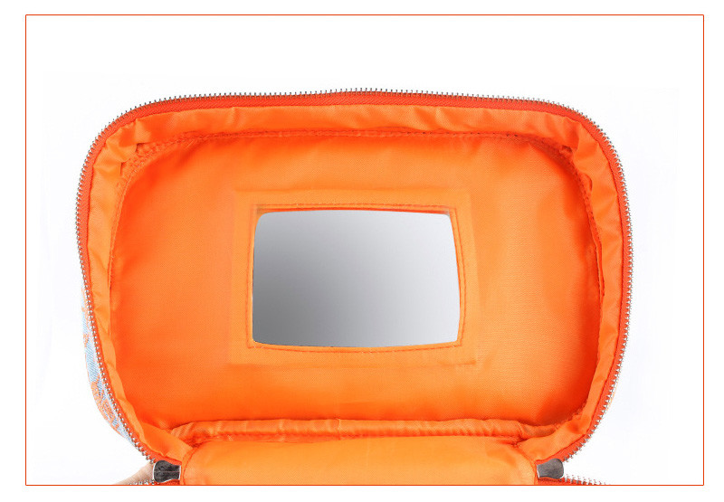 Wash Large Women PU 3 Pieces Travel Cosmetic Bag Set