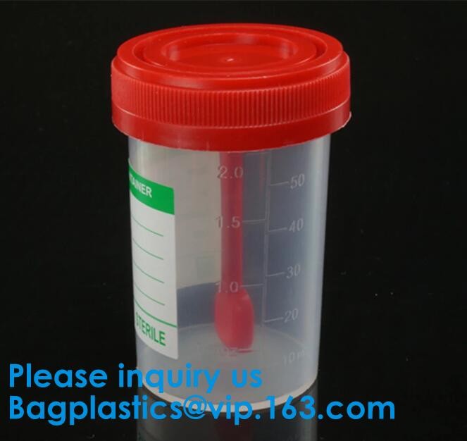 Medical Use Sterile Urine And Stool Sample Container 30ml 40ml 60ml 100ml,Disposable Urine Test Bottles For Medical Cont