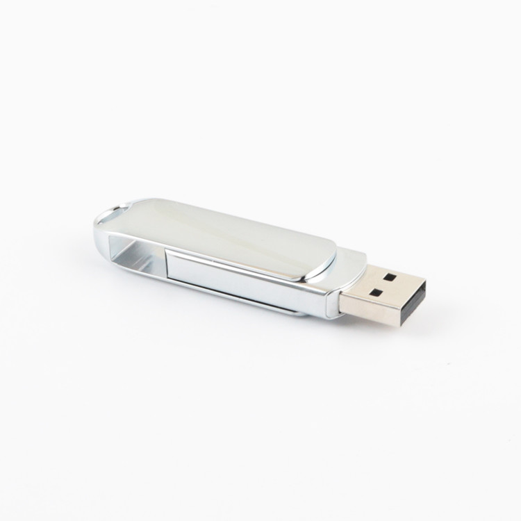 Shiny Metal Usb Flash Drive Twist Shaped 16GB 32GB 64GB 128GB 100mbs Usb 3.0