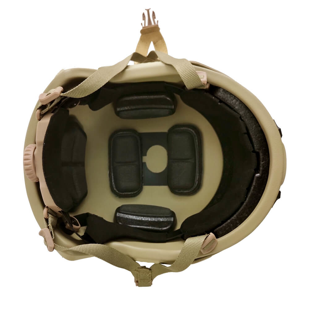 PE Aramid Khaki Fast NIJ IIIA Ballistic Helmet US Army Combat