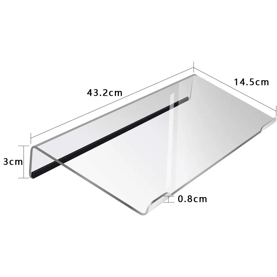 Clear Acrylic Keyboard Stand For Office or Computer Game Use or Study Use at Home