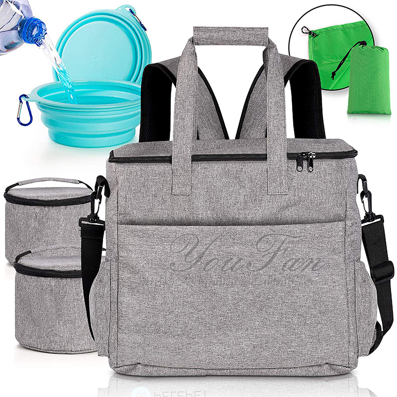 Pet Supplies Weekend Tote Organizer Travel Bag for Dogs