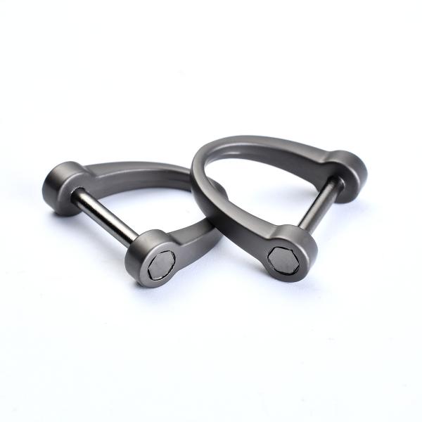 Metal O D Ring Detachable Screw Buckles Shackle Clasp for Bag Strap Belt Hang Buckle Leather Craft Accessories
