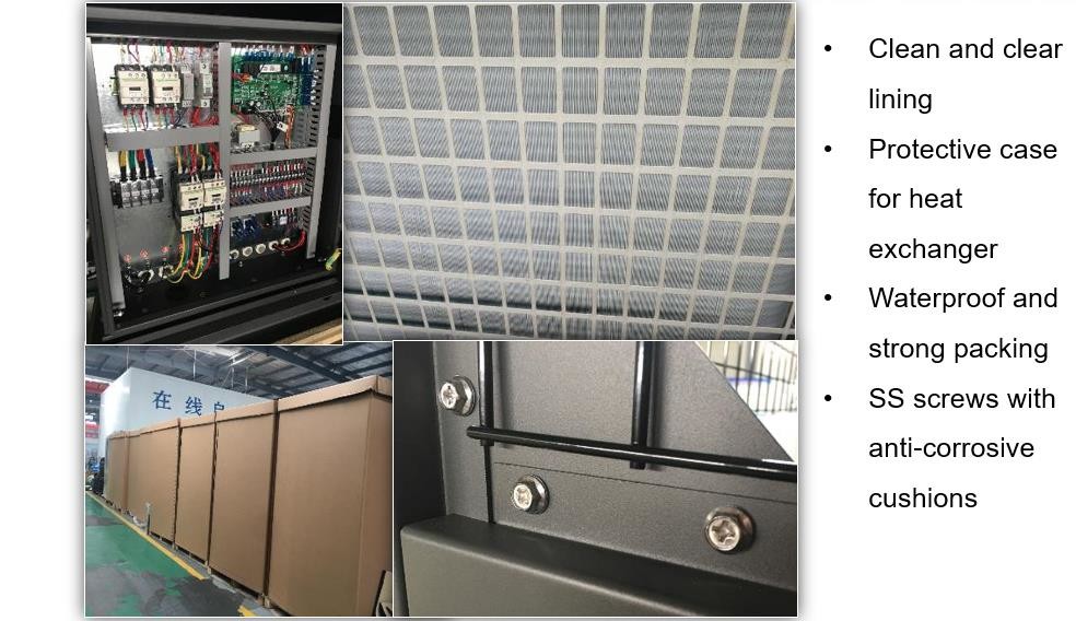 830 Kg Central Air Source Heat Pump 380 V 3N 50 Hz For Residentail Community