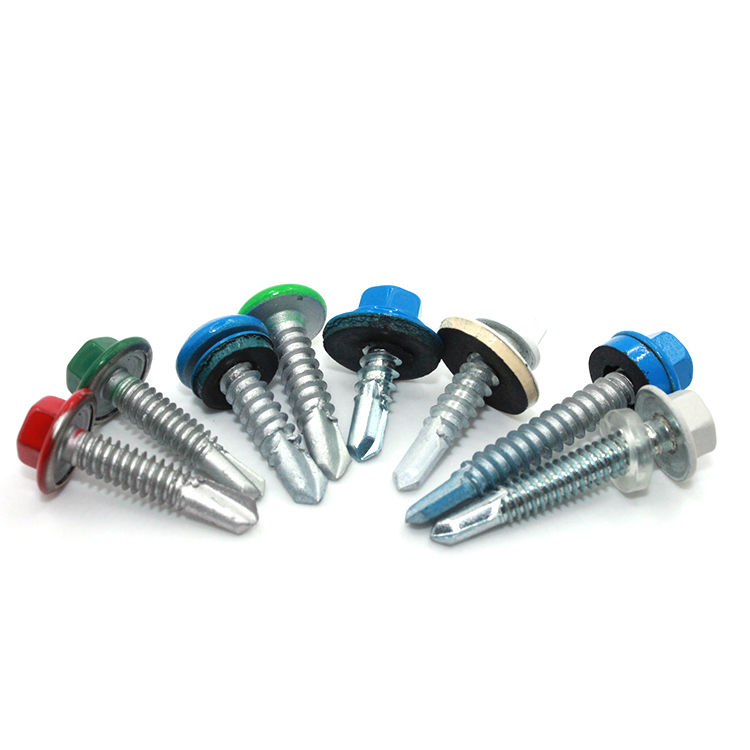 OEM Customized Metal Galvanized Hexagonal Hex Head Self Drilling Screw for Roofing