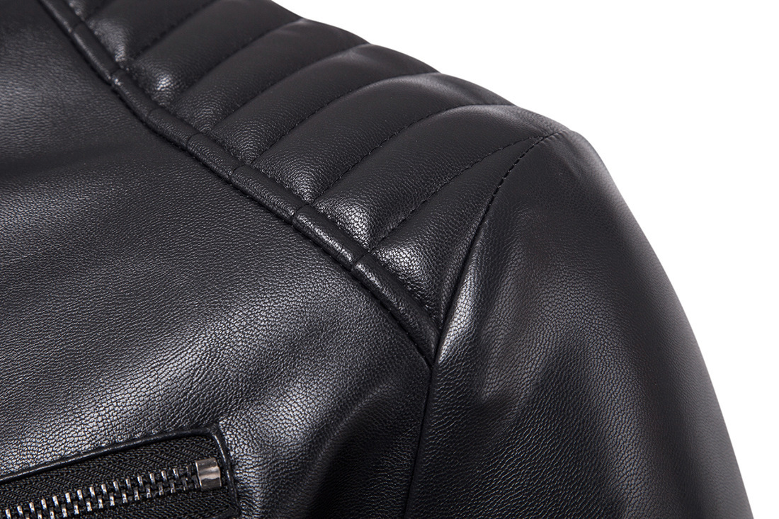 Rajut Cappotto Uomo Manteau Fausse Fourrure Hiver Utility Homme Jaqueta Motociclista Giacca Pelle Blouson Moto Men Jacket