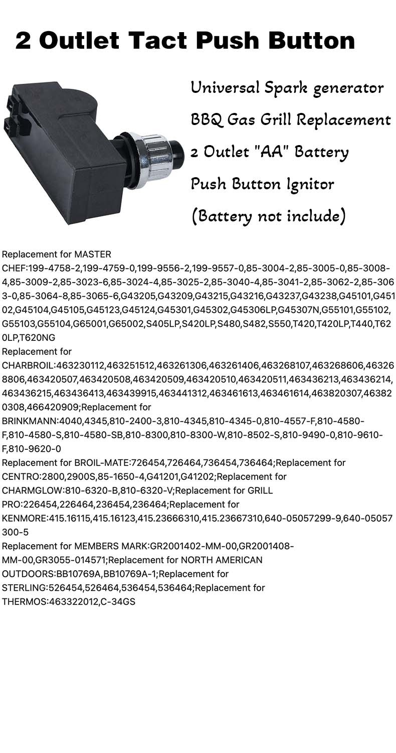 AAA battery igniter Fits for Gas Fireplace, Stove, Fryer , Heater